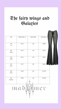 Madgamer Galaxy Fairy Wings Pants - Midnight