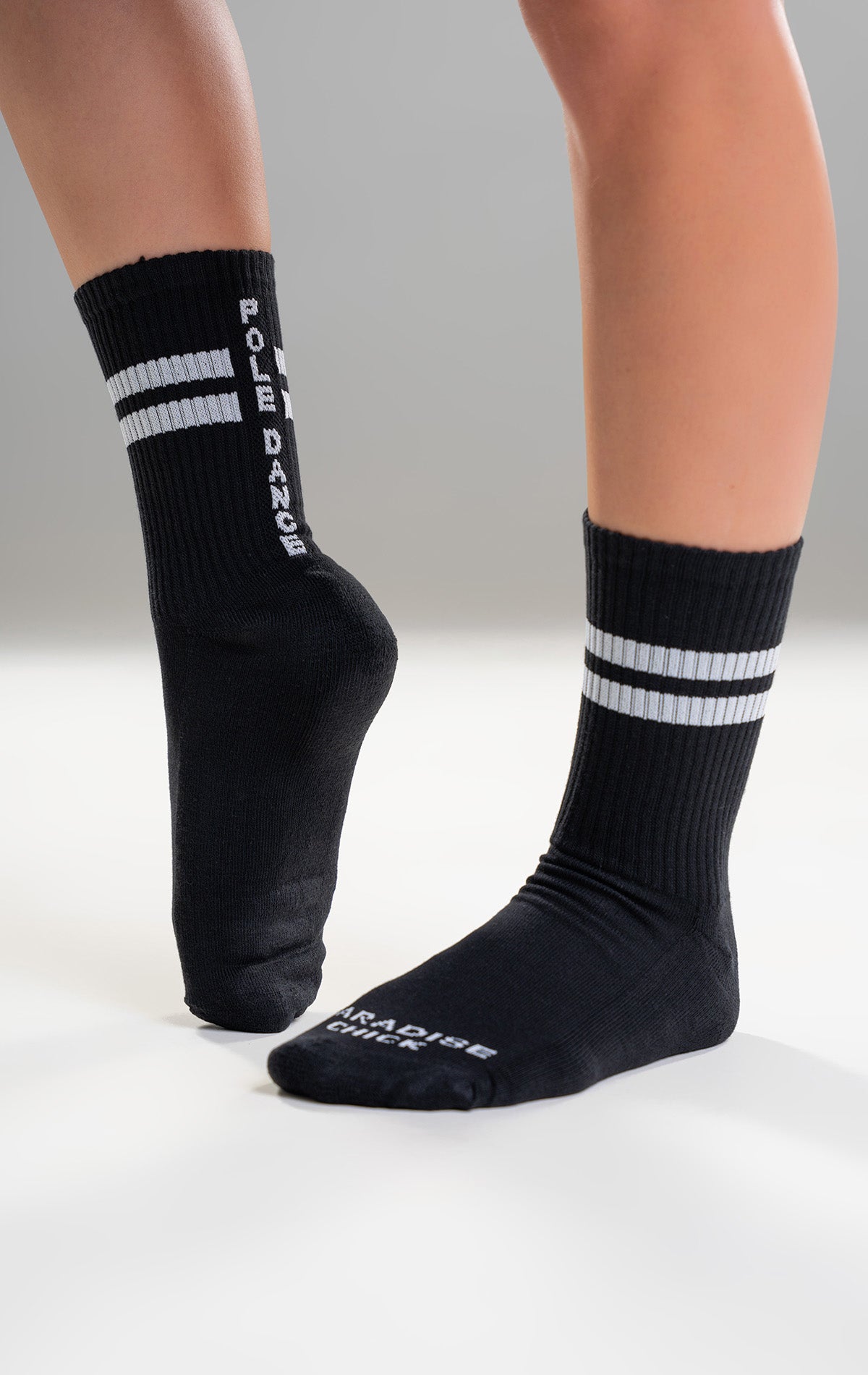Paradise Chick Crew Socks - Black