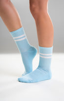 Paradise Chick Crew Socks - Ciel