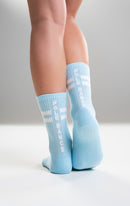 Paradise Chick Crew Socks - Ciel