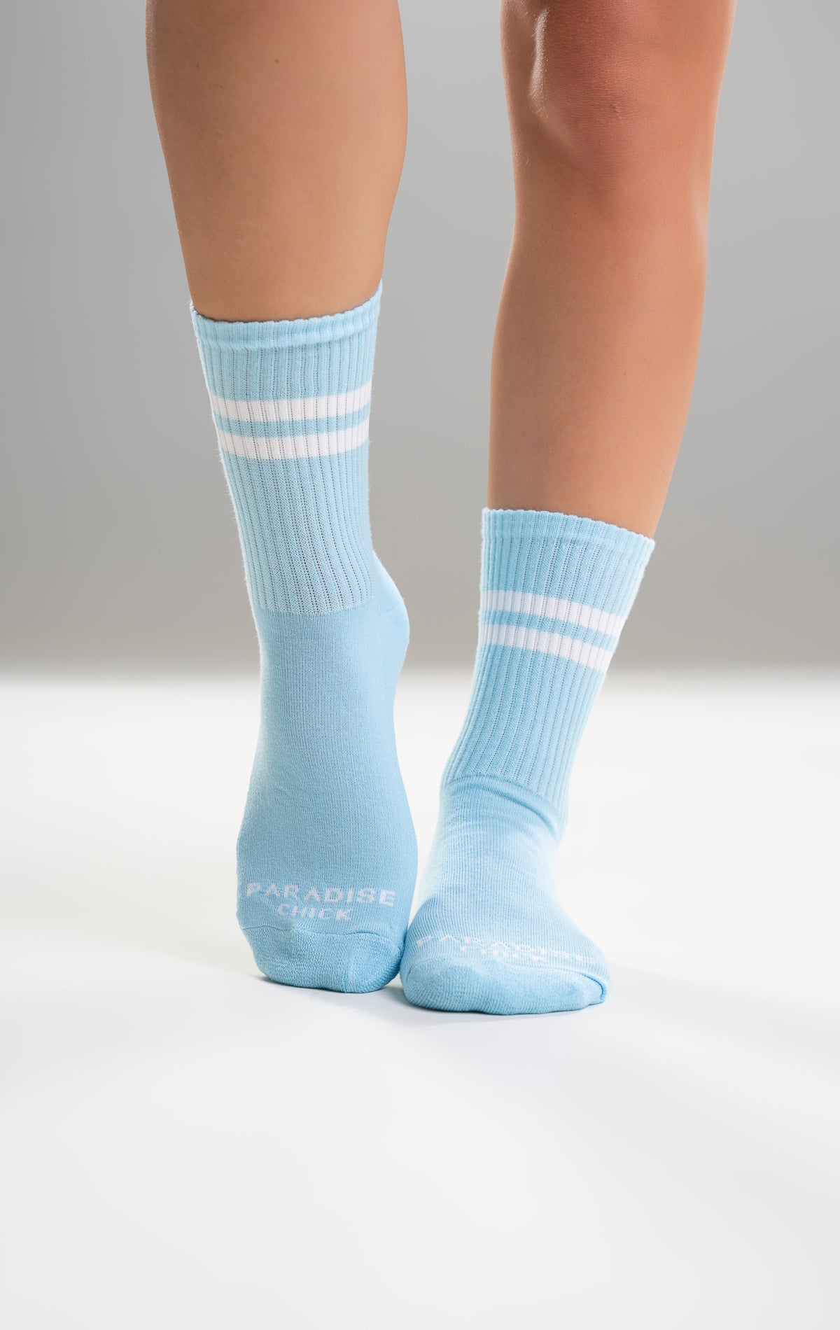 Paradise Chick Crew Socks - Ciel
