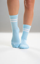 Paradise Chick Crew Socks - Ciel