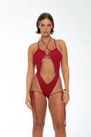 Nona Perkasa Crave Bodysuit - Burgundy