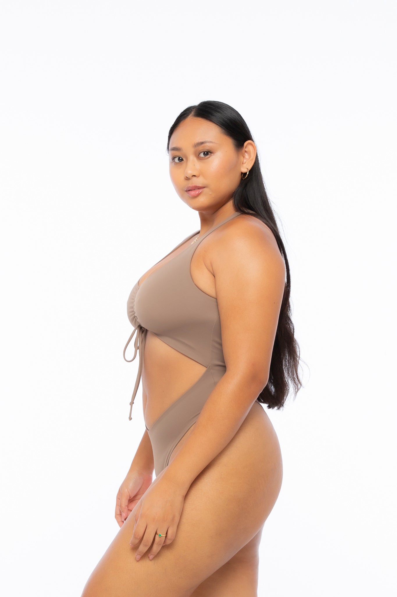 Hotline Bodysuit - Mocha