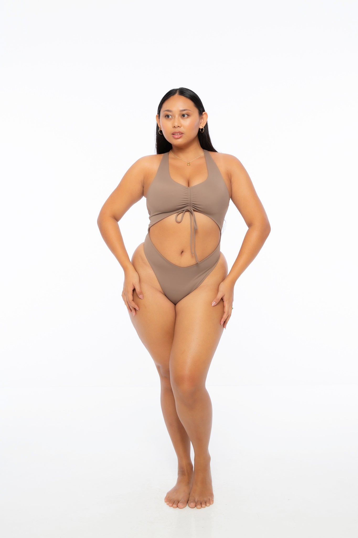 Hotline Bodysuit - Mocha