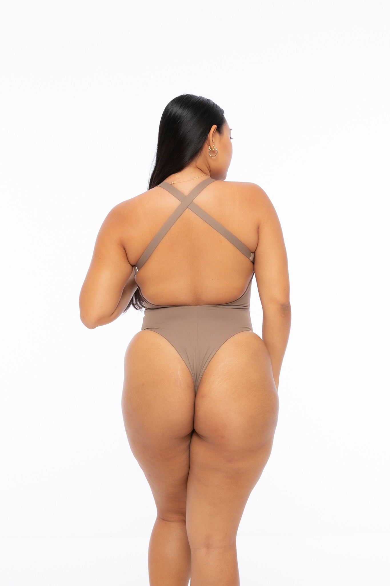 Hotline Bodysuit - Mocha