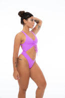Nona Perkasa Hotline Bodysuit - Neon Purple