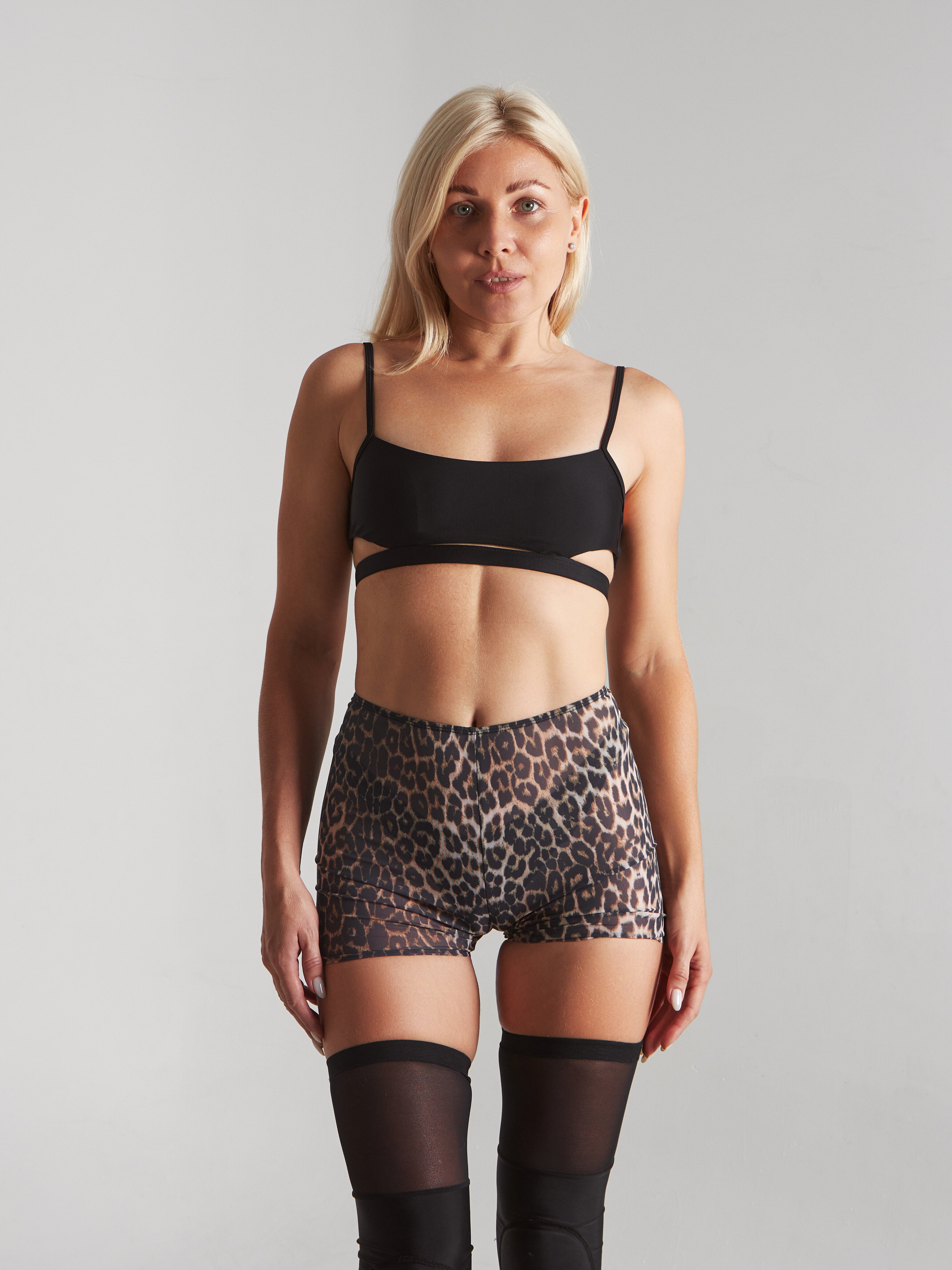 Harna Moire Bottoms – Leopard
