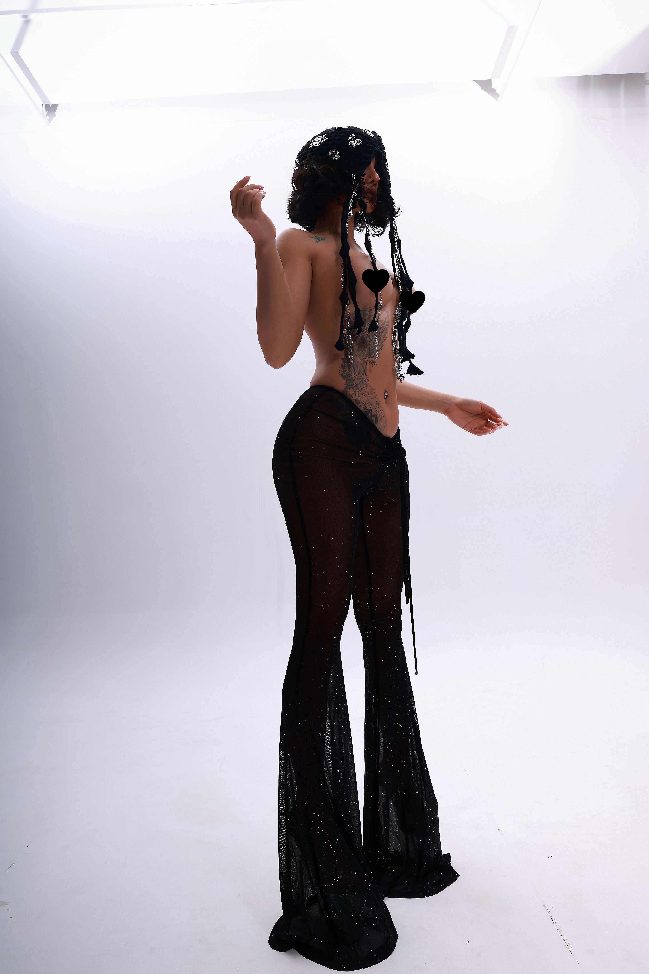 Madgamer Galaxy Fairy Wings Pants - Midnight