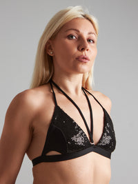 Harna Sparkling Top - Black