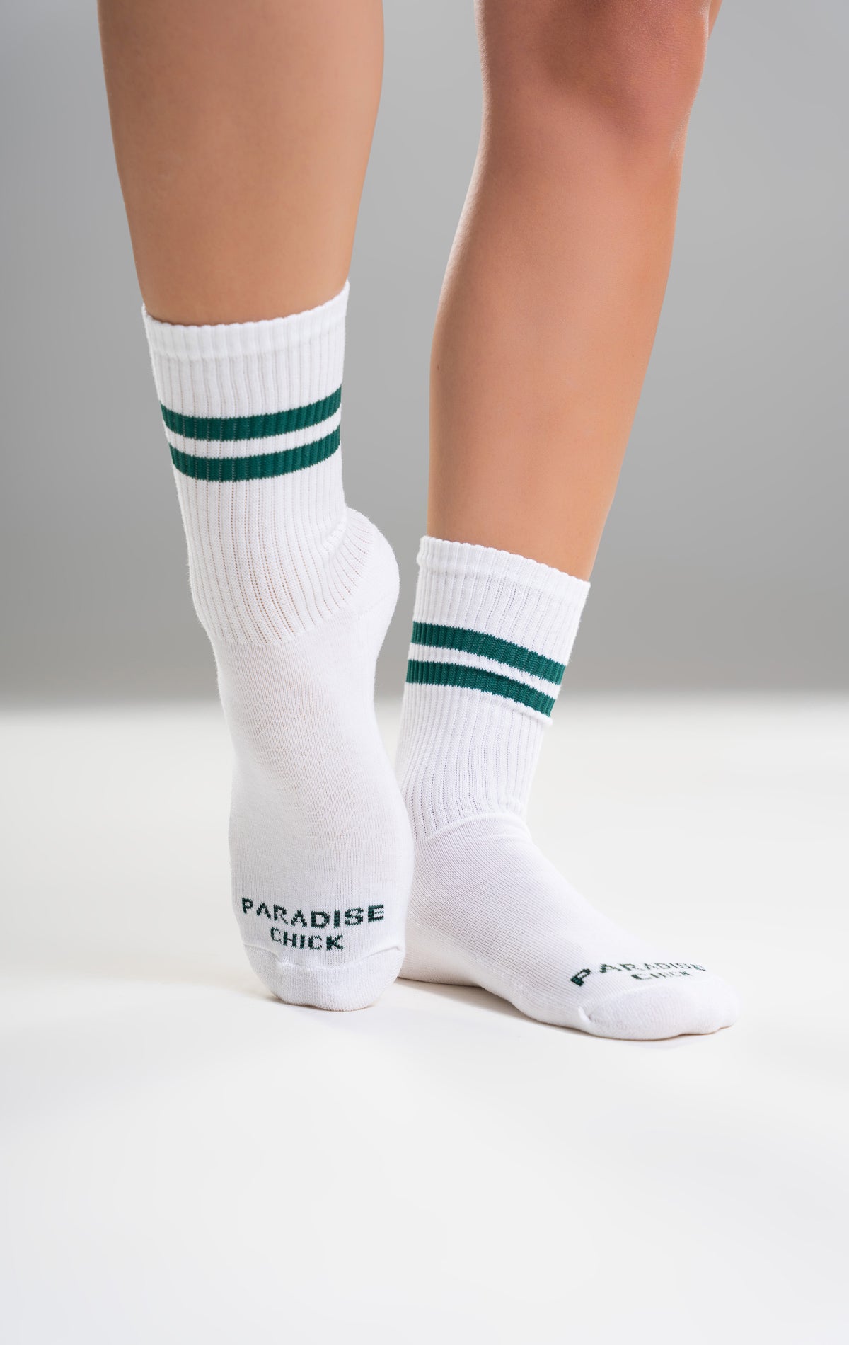 Paradise Chick Crew Socks - Petrol