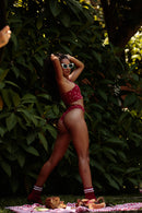 KI High Waisted Hot Pants - Sweetheart