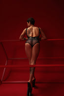 Vertigo Fishnet Bodysuit - Black