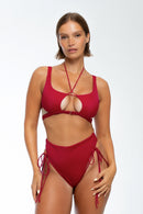 Nona Perkasa Whipped Top - Burgundy