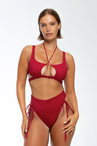 Nona Perkasa Whipped Top - Burgundy