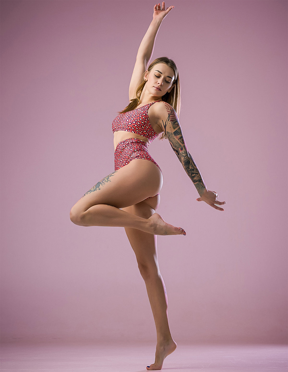 Betty High Waisted Bottom – Leo Kiss (Limited Edition)