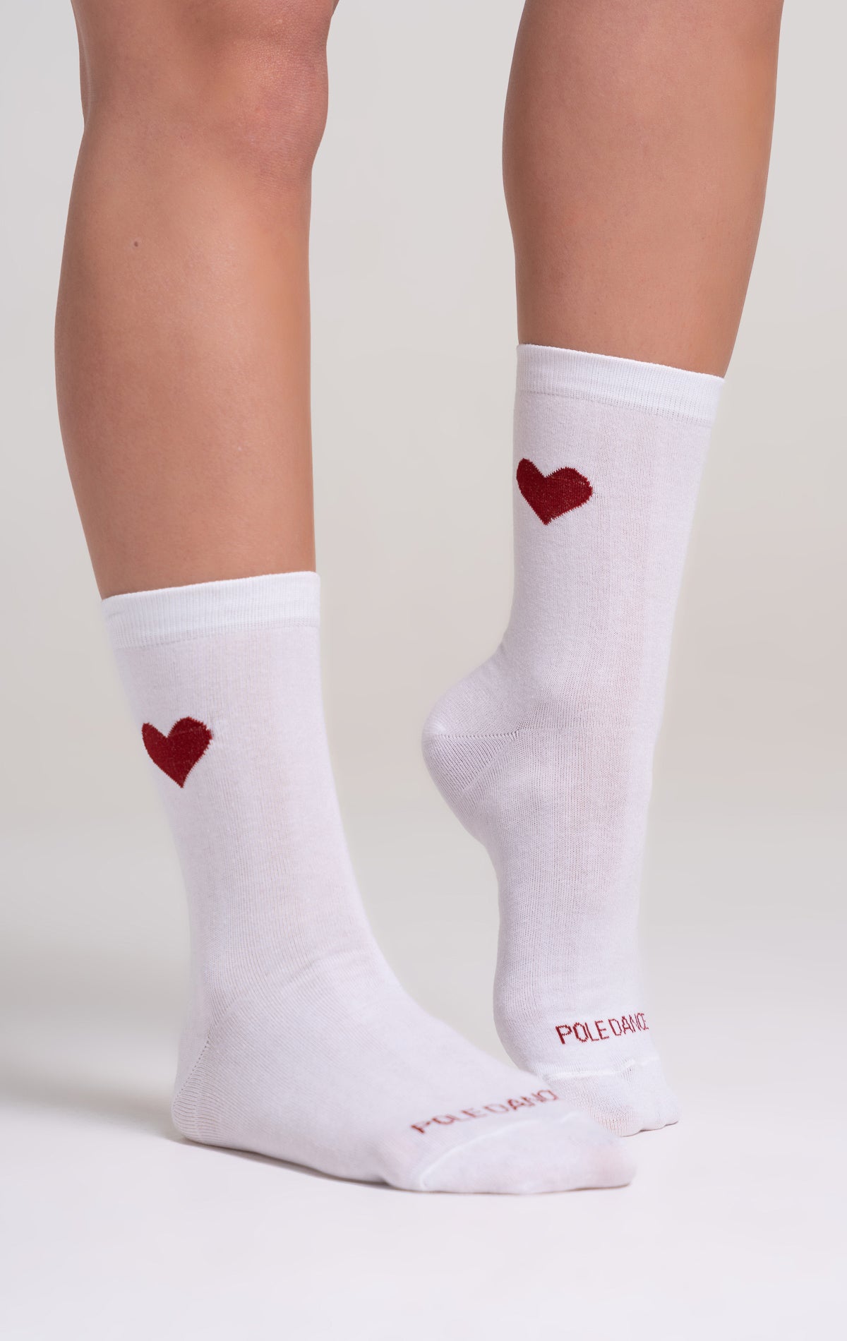Paradise Chick Crew Socks - Heart
