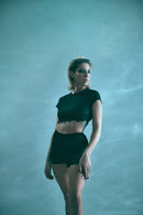Wild and Free Tulle Top – Black